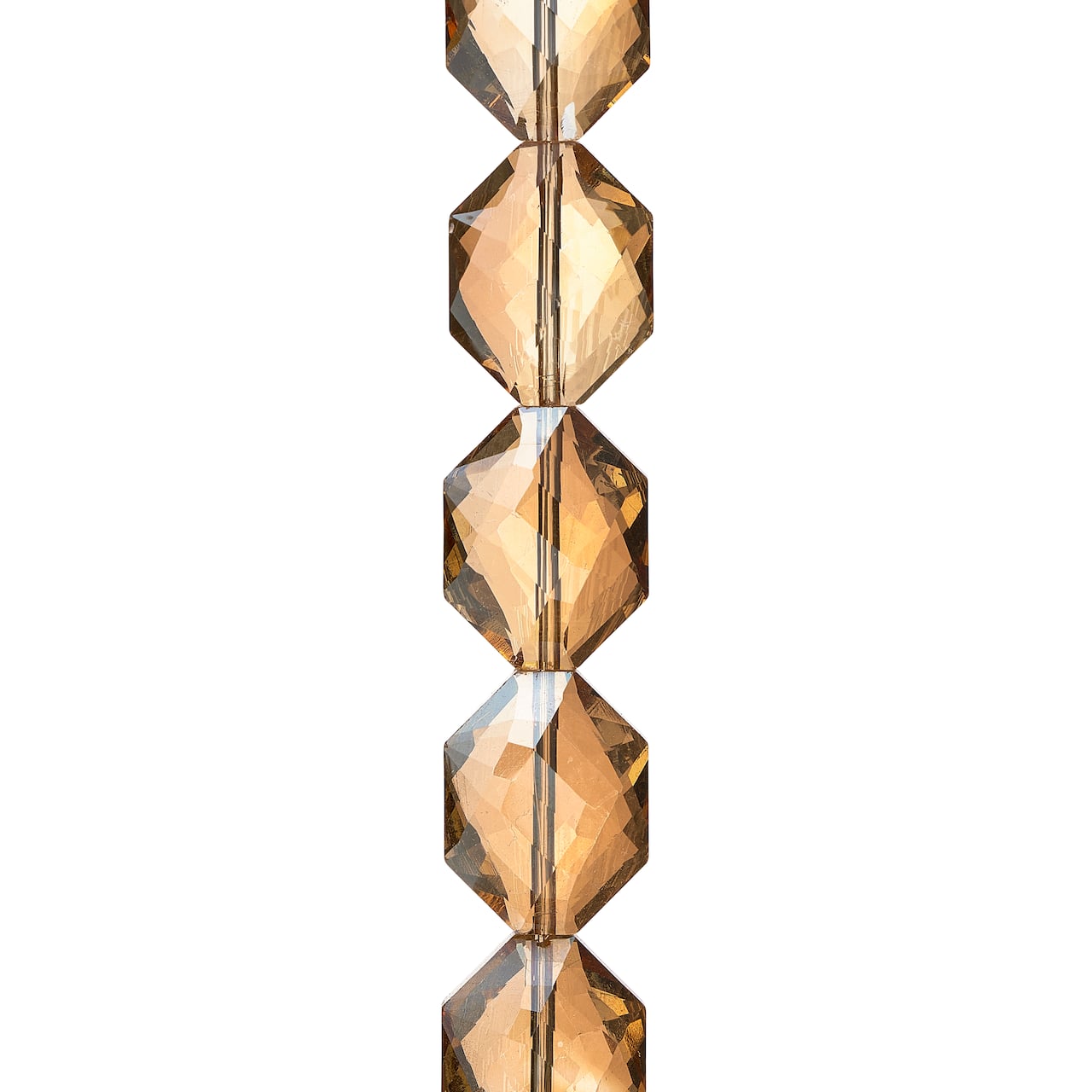 12 Packs: 9 ct. (108 total) Amber Oval Glass Beads, 18mm by Bead Landing™